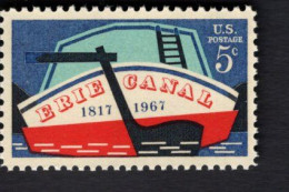 965466509 1967 SCOTT 1325 (XX) POSTFRIS MINT NEVER HINGED  - ERIE CANAL - BOAT - Ongebruikt