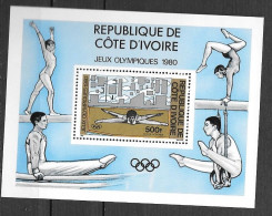 BF - 1980 - N ° 16**MNH - Jeux Olympique De Moscou - Ivory Coast (1960-...)