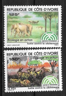 1983 - N° 668 + 669**MNH - Ecologie En Action - Ivory Coast (1960-...)