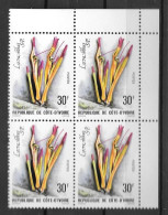 1979 - N° 485**MNH - Fleurs - Bloc De 4 - 2 - Costa D'Avorio (1960-...)