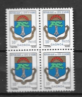 1973 - N° 351**MNH - Armoiries De Gagnoa - Bloc De 4 - 1 - Costa De Marfil (1960-...)