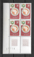 1969 - N° 288**MNH - 5 Ans Banque Africaine De Développement - Bloc De 4 - 1 - Côte D'Ivoire (1960-...)