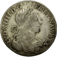 Monnaie, France, Louis XIV, 20 Sols, Lis D'Argent, 1656, Paris, TB+, Argent - 1643-1715 Ludwig XIV.