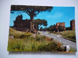 Cartolina Viaggiata "ROMA Via Appia Antica" 1968 - Altri Monumenti, Edifici