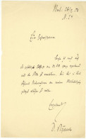 Theologie Ernst Von Dryander (1843-1922) Theologe Autograph Berlin 1908 - Uitvinders En Wetenschappers