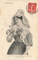 FOLKLORE - Costumes - Coiffes D'hier - Alençon - Célèbre Par Sa Dentelle - Carte Postale Ancienne - Costumi