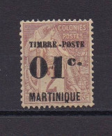 MARTINIQUE 1891 TIMBRE N°26 NEUF AVEC CHARNIERE - Unused Stamps