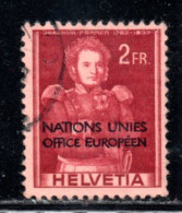 Switzerland, ONU_UNO, Used, 1950, Michel 17 - VN