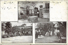 1926-Milano Tre Vedute Interni Ristorante Bell'Aria, Viaggiata Francobollo Aspor - Hotels & Restaurants