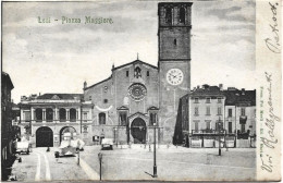 1900circa-Lodi Piazza Maggiore, Viaggiata - Lodi