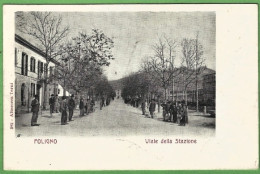 1902-Foligno, Viale Della Stazione, Animata, Viaggiata - Foligno