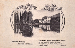 1925ca.Foligno, Le Fonti Del Clitunno Con Versi Del Carducci, Non Viaggiata - Foligno