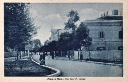 1925ca.-Praia A Mare, Cosenza, Veduta Di Via Cav. Longo, Animata, Non Viaggiata - Cosenza