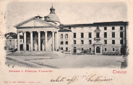 1904ca.-Treviso, Duomo E Palazzo Vescovile, Viaggiata - Treviso