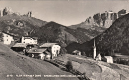 1935-Bolzano, Alba Di Fassa Sassolungo E Sella Bolzano, Panorama, Viaggiata - Bolzano (Bozen)