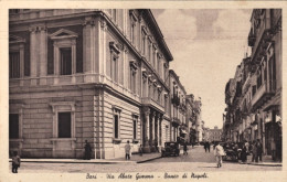 1930-ca.-Bari, Via Abate Gimma E Banco Di Napoli, Animata - Bari