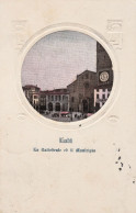 1917-Lodi, La Cattedrale Ed Il Municipio, Viaggiata - Lodi