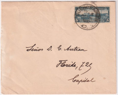 1902-Argentina 5c.inaugurazione Porto Fluviale Di Rosario Su Lettera Per La Flor - Covers & Documents