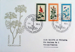 1960-GERMANIA DDR Piante Medicinali (471/5) 2 Fdc - Lettres & Documents