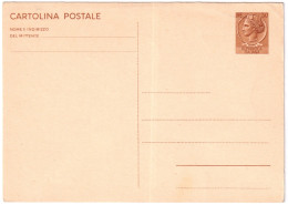 1966-cartolina Postale L.30 Bruno Giallo Siracusana Cat.Filagrano C 167 Leggera  - Entiers Postaux