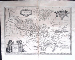 1650-Picardia Regio Belgica Blaeu Dim.38x52cm. - Geographical Maps