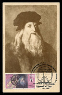 COLOMBIA (2019) Carte Maximum Card - 500 Años Fallecimiento Leonardo Da Vinci, Galleria Degli Uffizi - Kolumbien