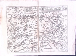 1578-Gerard De Jode "Typus Corographicus Veromanduae Partis Galliae Belgicae/Sab - Geographical Maps