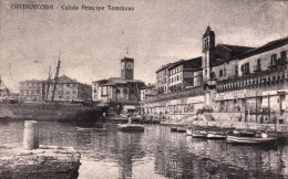 1916-Civitavecchia Calata Principe Tommaso, Viaggiata - Civitavecchia