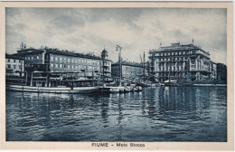 1933-Croazia-Fiume (Rijeka) Molo Strocco Non Viaggiata - Kroatien