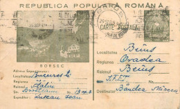 Postal Stationery Postcard Romania Borsec 1953 - Rumania