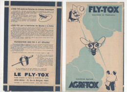 Publicité (4p) FLY TOX  Insecticide  (voir La,description)   (M6516) - Advertising