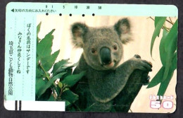 Japan 1V Koala Saitama Zoo Used Card - Oerwoud