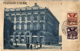 1927-Cecoslovacchia Cartolina Pozdrav Z Horic Diretta In Egitto - Other & Unclassified