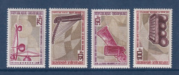 Gabon - YT N° 239 à 242 ** - Neuf Sans Charnière - 1969 - Gabón (1960-...)