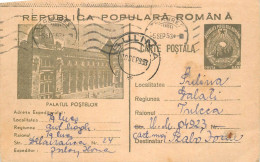 Postal Stationery Postcard Romania Palatul Postelor - Rumania