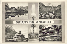1940circa-saluti Da Angolo (Brescia) Cartolina Foto Con 4 Vedutine - Brescia
