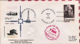 1979-U.S.A. Volo Di Rientro Visita A Chicago Di S.S. Giovanni Paolo II^Washingto - Altri & Non Classificati