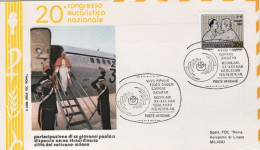 1983-Vaticano Viaggio Di S.S.Giovanni Paolo II^a Milano Partecipazione Al 20 Con - Aéreo