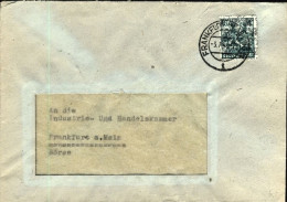 1948-Germania Zona Alleata Allierte Besetzung Lettera Per Frankfurt Affrancata 1 - Other & Unclassified