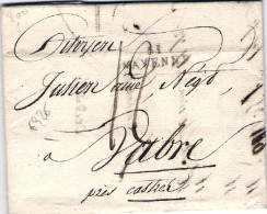 1829-France Francia Prefilatelica Con Testo Lineare 51 MAYENNE - Non Classés