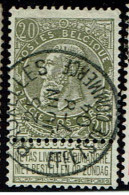 59 Obl  BXL (Effet De Commerce) - 1893-1900 Schmaler Bart