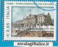 USATI ITALIA 2007 - Ref.1075 "CITTA' DI FIUME" 1 Val. - - 2001-10: Used