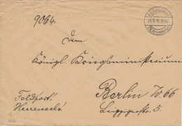 KD Feldpostamt 1915 IV. Armeekorps > Kriegsministerium Berlin - Feldpost (postage Free)