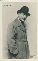 ALBERTO COLLO ( PIOBESI TORINESE / TORINO ) ITALIAN ACTOR RPPC POSTCARD 1920s (TEM477) - Artistes