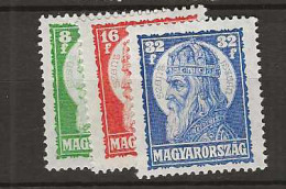 1927 MNH Hungary Mi 438-40 Postfris** - Nuovi