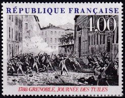T.-P. Gommé Neuf**  Bicentenaire De La Révolution 1788 GRENOBLE, JOURNÉE DES TUILERIES - N° 2538 (Yvert) - France 1988 - Ungebraucht