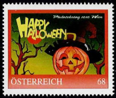 PM  Philatelietag  1010 Wien - Happy Haloween Ex Bogen Nr. 8120264  Vom 27.10.2016  Postfrisch - Personalisierte Briefmarken