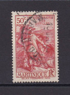 MARTINIQUE 1935 TIMBRE N°156 OBLITERE RATTACHEMENT DES ANTILLES A LA FRANCE - Used Stamps