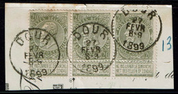 59  X 3 Obl Frgt  Dour - 1893-1900 Schmaler Bart