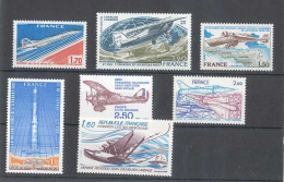 POSTE AERIENNE -  Lot De 7 Timbres Yvert 49, 50, 51, 52, 53, 54, 56 . Neufs Sans Trace De Charnière- - 1960-.... Postfris